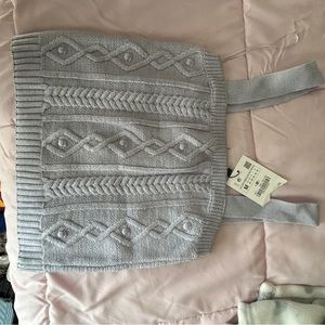 Zara knitted crop top